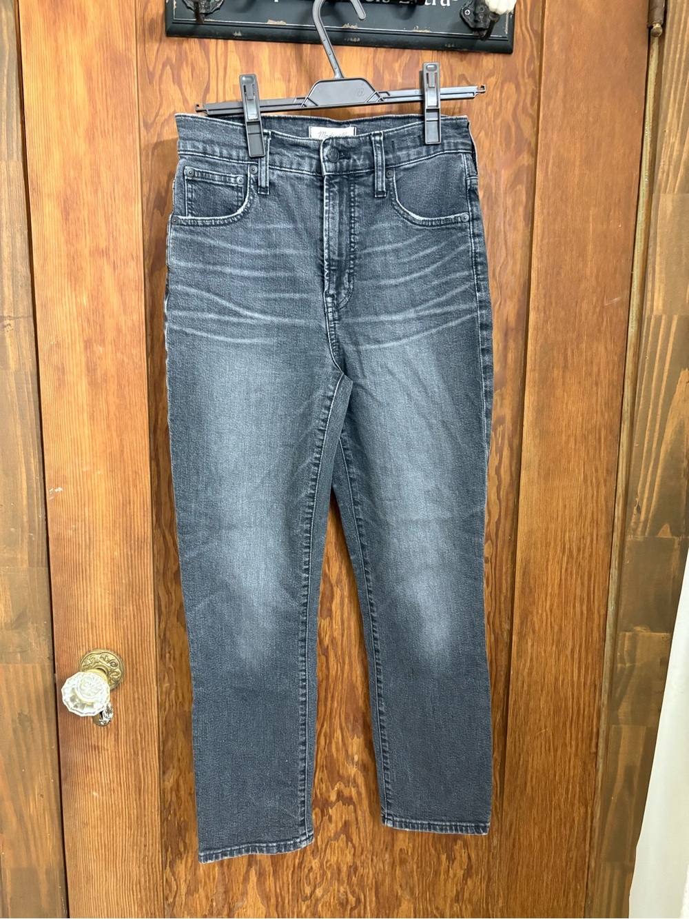 Madewell The Perfect Vintage Crop Jean Size 26 Black